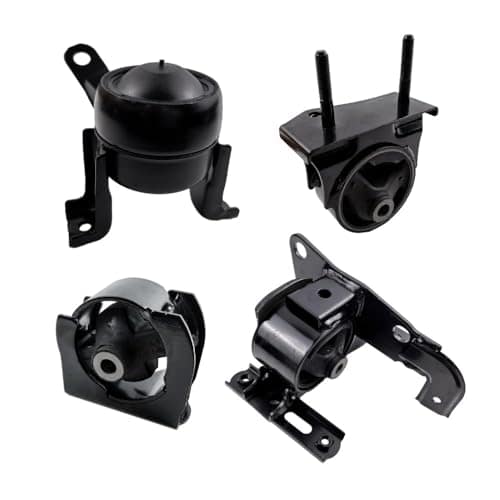 Conjunto de 4 soportes de motor y -Negro