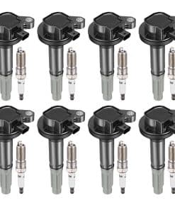 Paquete de 8 Bobinas de Encendido UF824 y 8 Bujías de