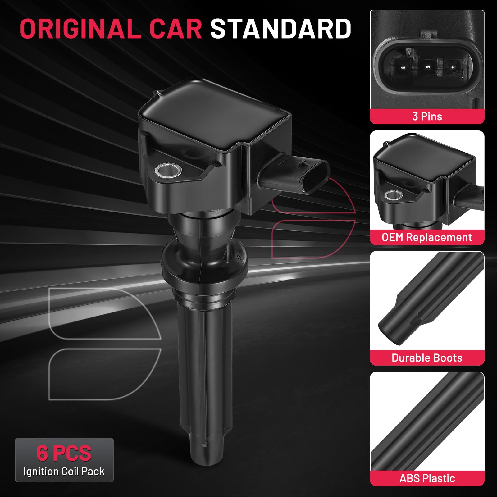 Paquetes de bobinas de encendido BDFHYK compatibles con - Imagen 5