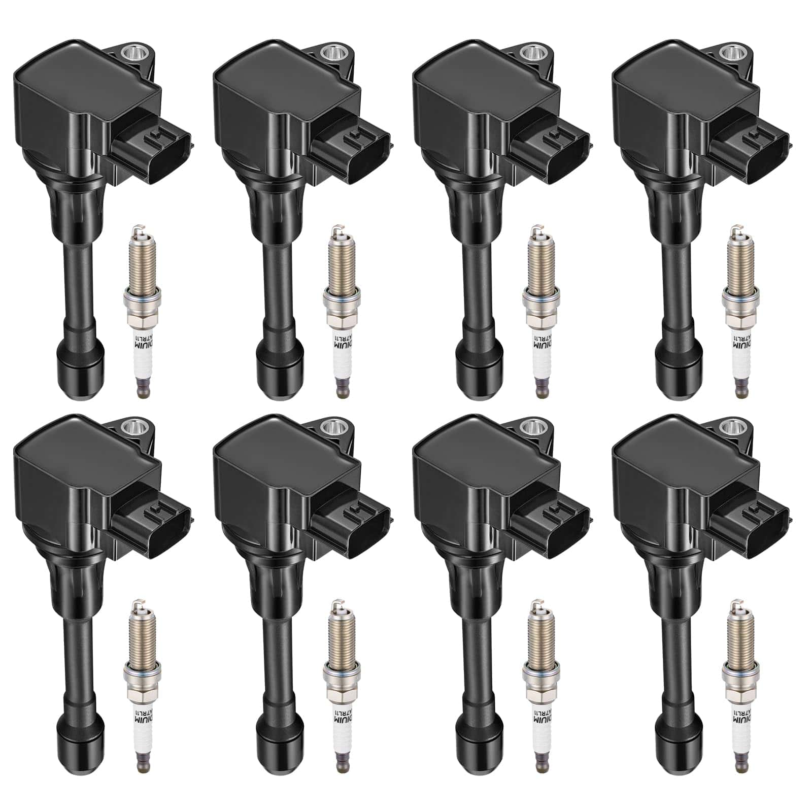 Paquete de 8 Bobinas de Encendido UF677 y 8 Bujías de