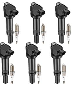 BDFHYK 6 Paquete de Bobina de Encendido UF558 y 6 Bujía de