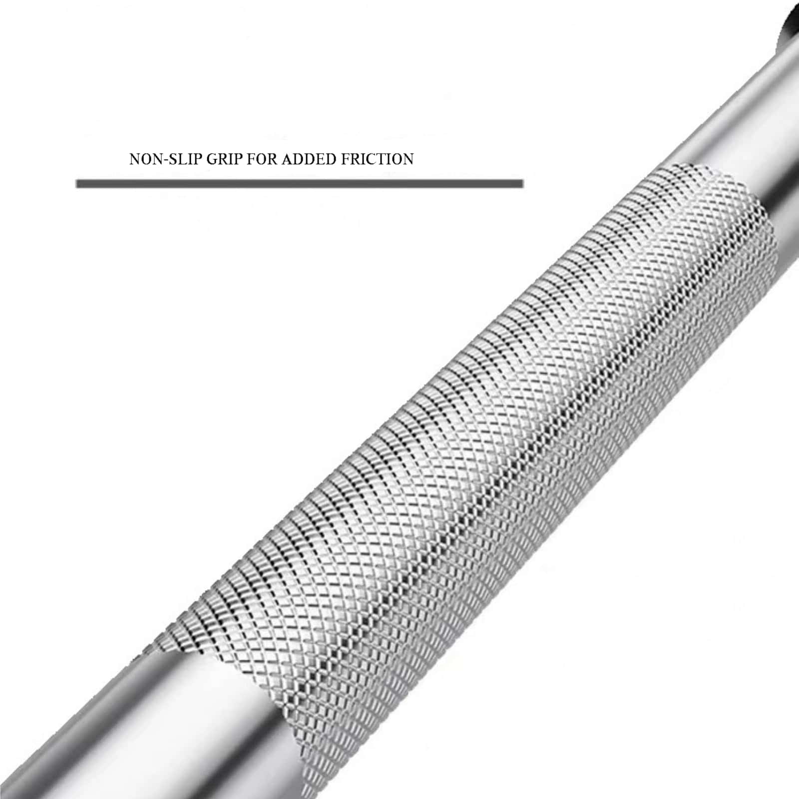 Par de Mangos de Mancuerna Olímpica de 16" -Silver - Imagen 6