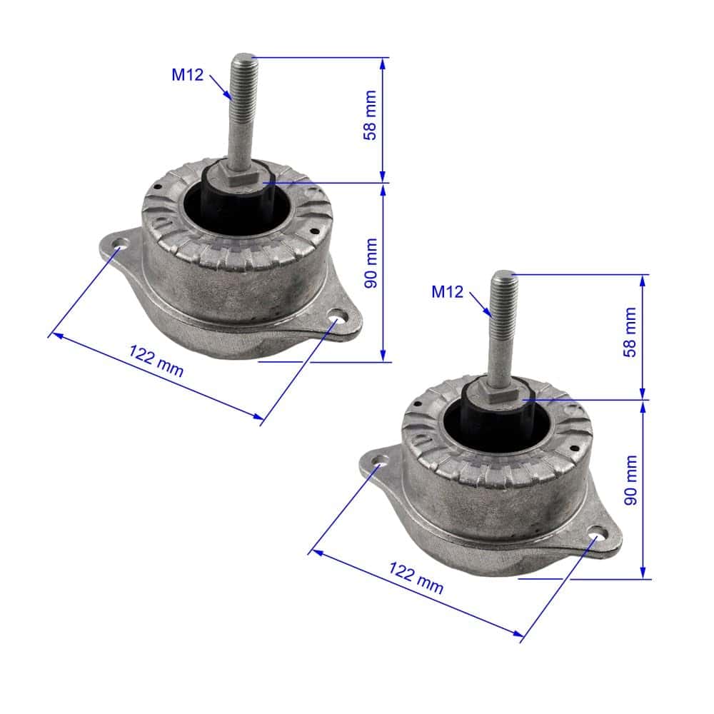 Conjunto de 2 Monturas de Transmisión Manual Izquierda y - Imagen 3