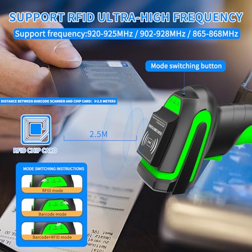 Lector de Códigos de Barras RFID Inalámbrico Symcode, - Imagen 4