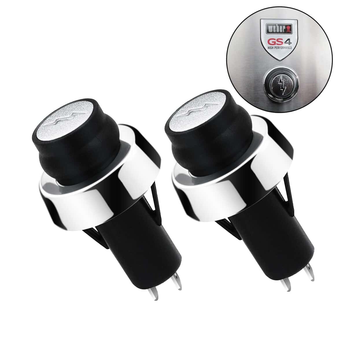 66220 Interruptor de Encendido 2 Piezas para Weber GS4,