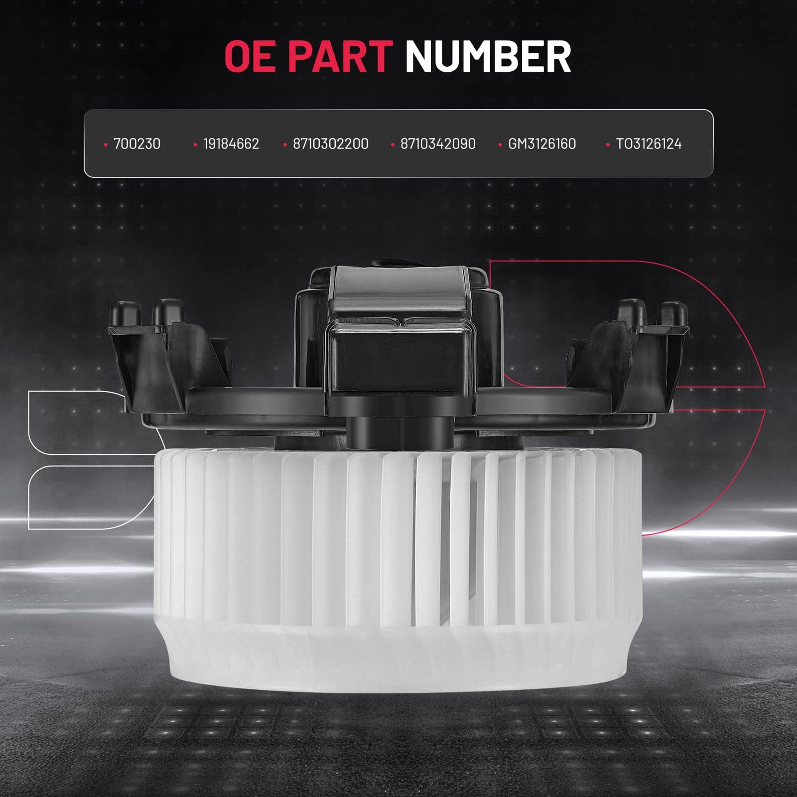 Ventilador del motor del calentador BDFHYK AC 700230 - Imagen 6