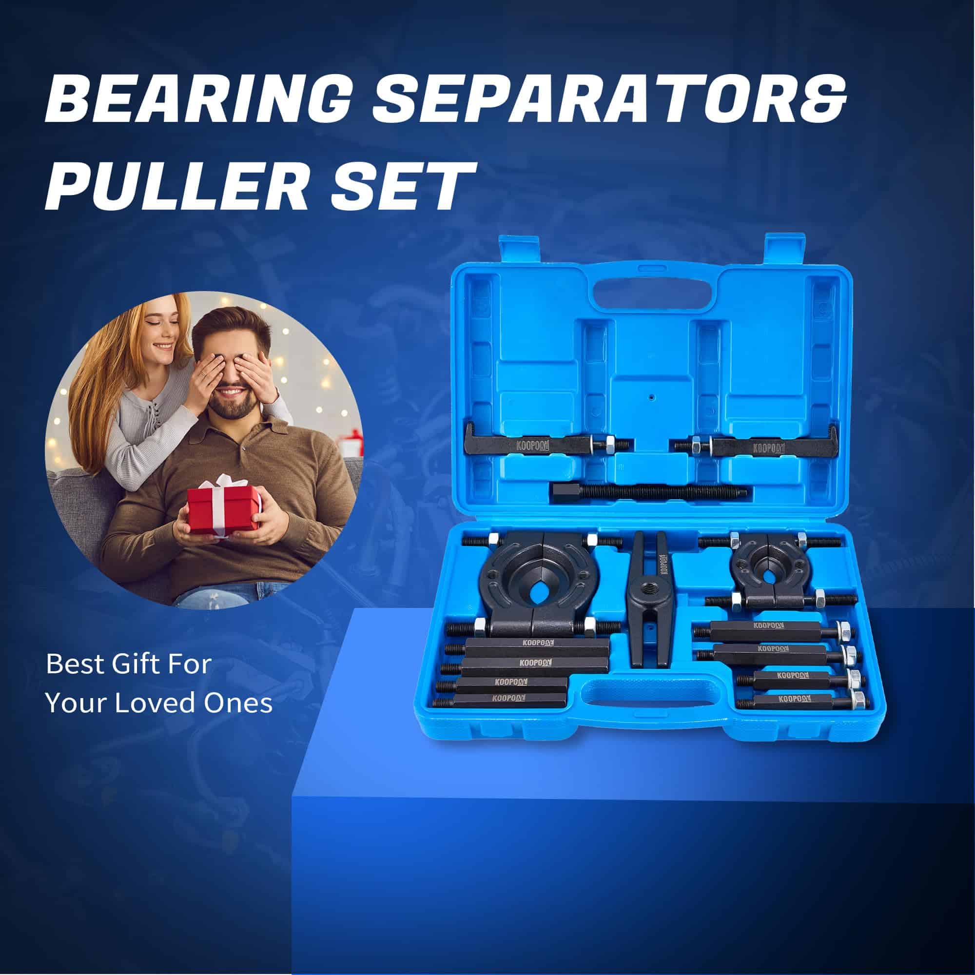 Kit de Extractor y Separador de Rodamientos KOOPOOL, Juego - Imagen 8