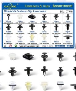 AOAUTO 180 piezas para Mitsubishi Retenedor de sujetador de