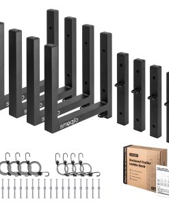 Soporte de Escalera de Aluminio SMOQIO - Carga de 400lb,