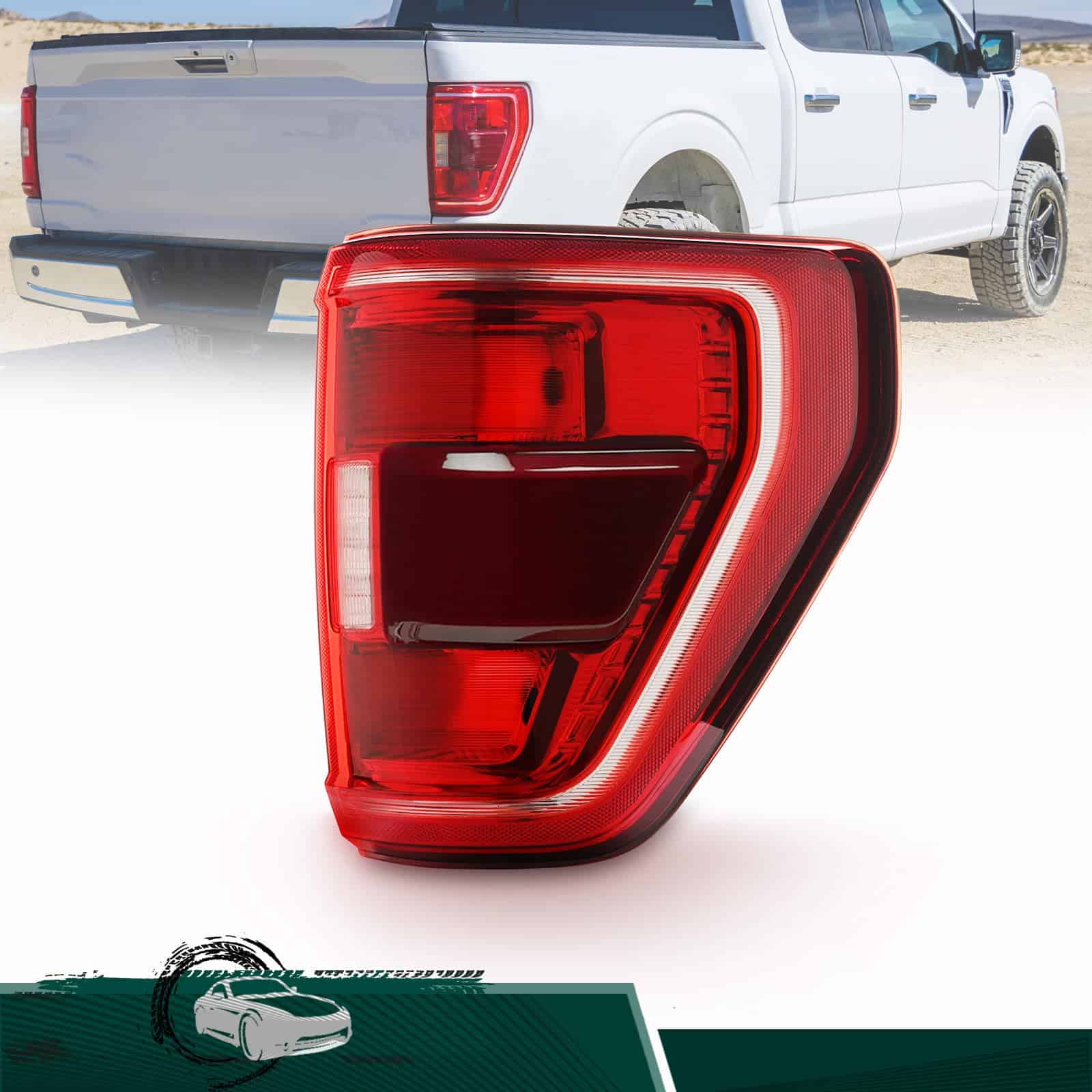 Ensamblaje de luz trasera con puntos ciegos compatible con