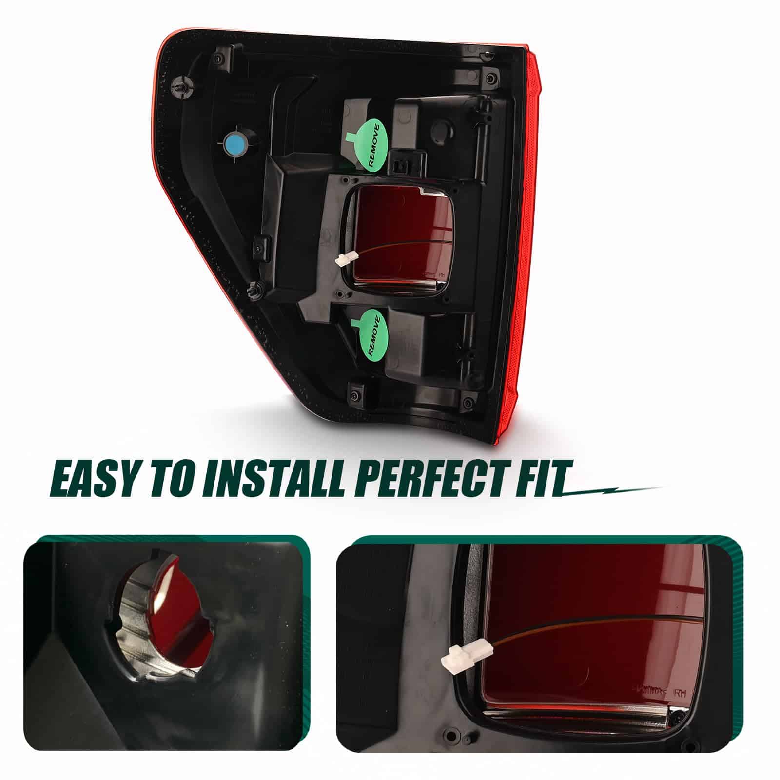 Ensamblaje de luz trasera con puntos ciegos compatible con - Imagen 4