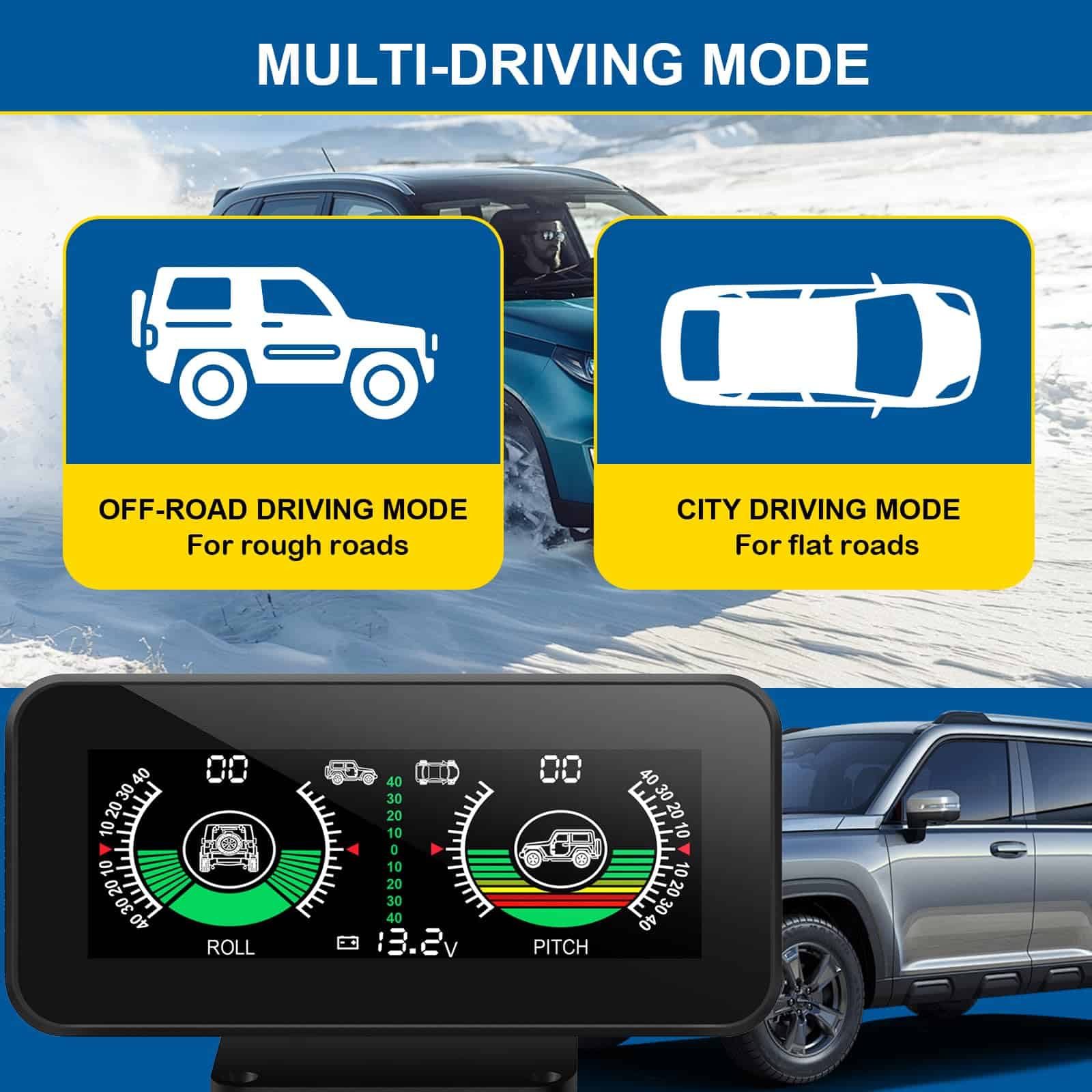 Inclinómetro para Automóviles para Conducción Todo Terreno, - Imagen 5
