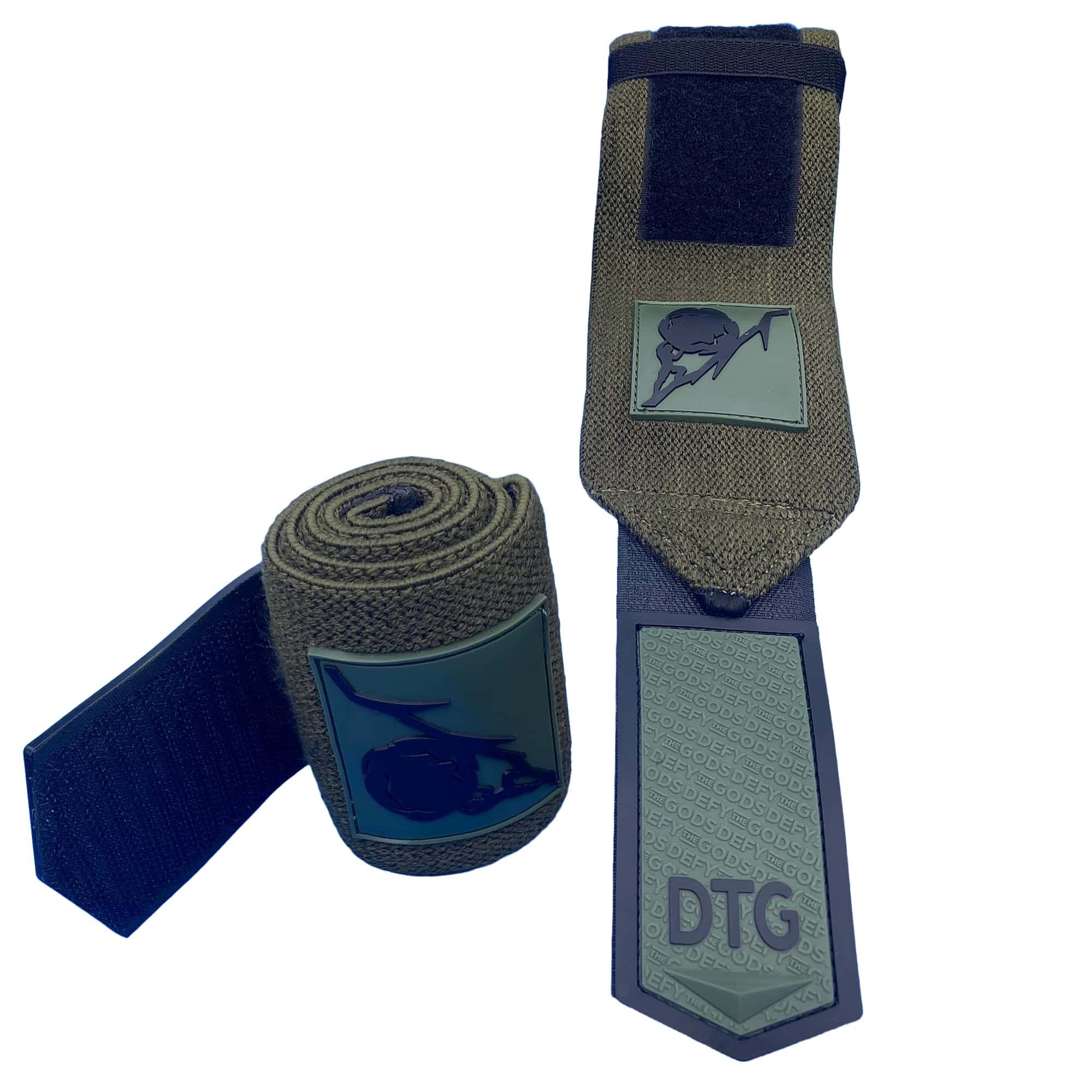 Muñequeras Defy The Gods de 20 pulgadas para levantamiento - Imagen 3