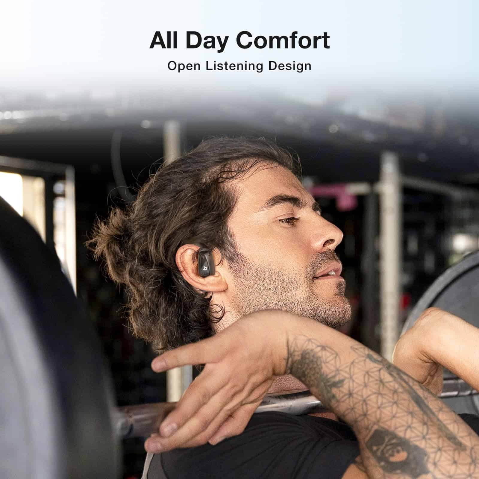 Audífonos Inalámbricos de Oído Abierto Ultra Ligeros, - Imagen 3