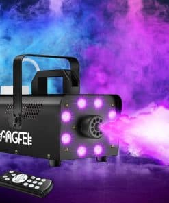 Máquina de Humo Mejorada con Luces, 8 LED 13 Colores