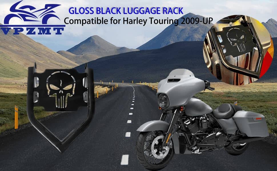 VPZMT Soporte de Equipaje Desmontable para Harley Street - Imagen 4