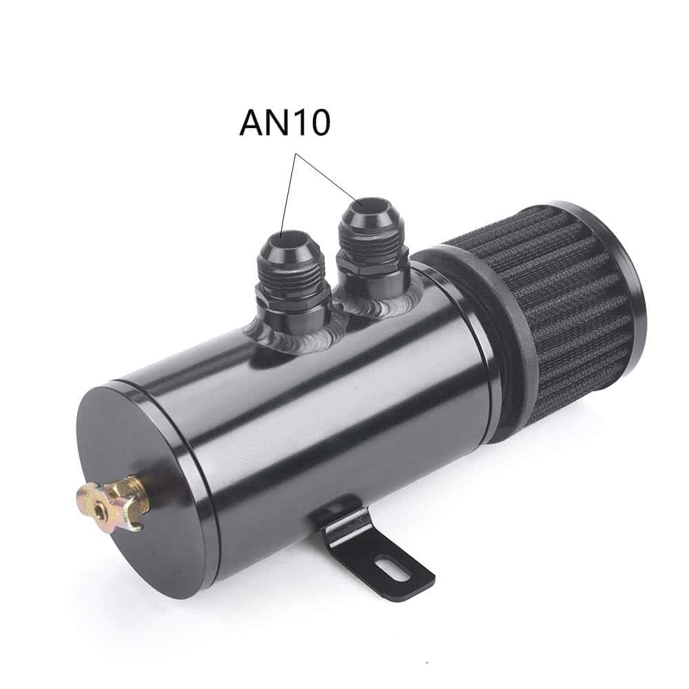 ZHSYMX 10AN Baffled Oil Catch Can con Filtro Respiradero 2 - Imagen 3