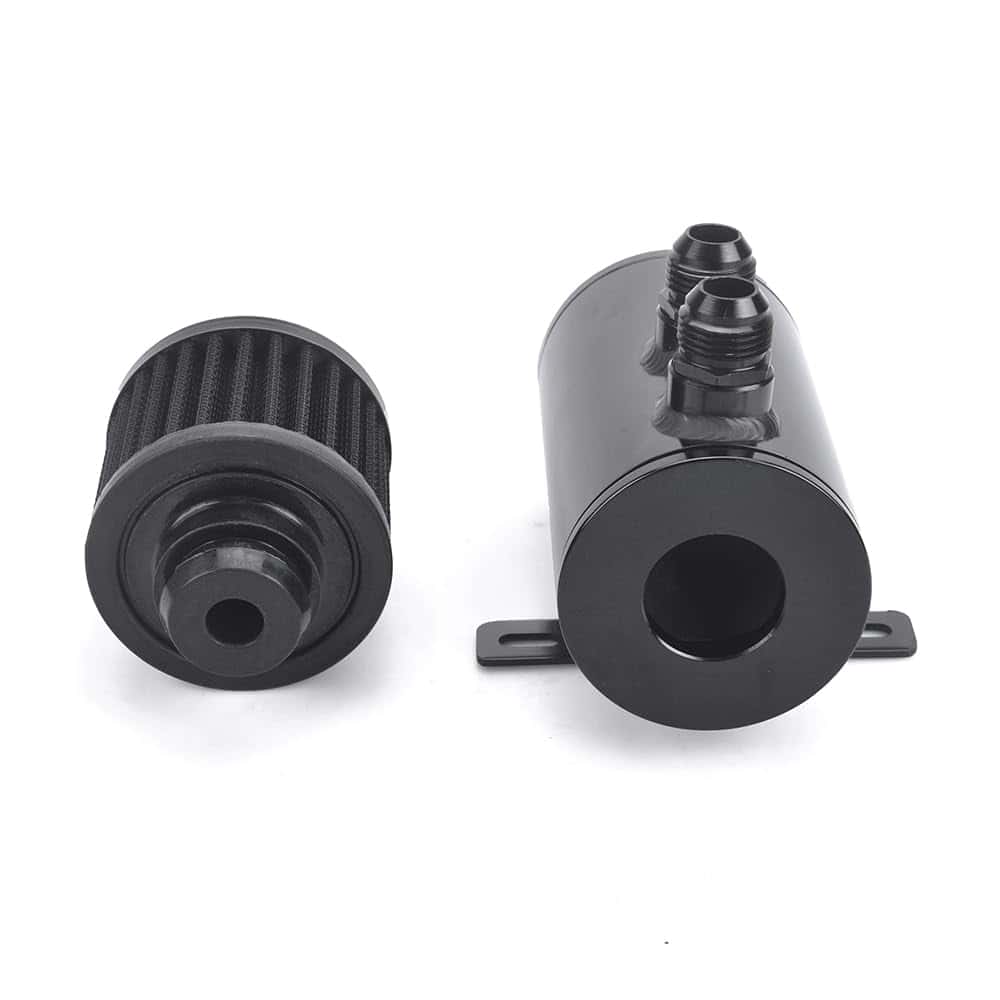 ZHSYMX 10AN Baffled Oil Catch Can con Filtro Respiradero 2 - Imagen 8