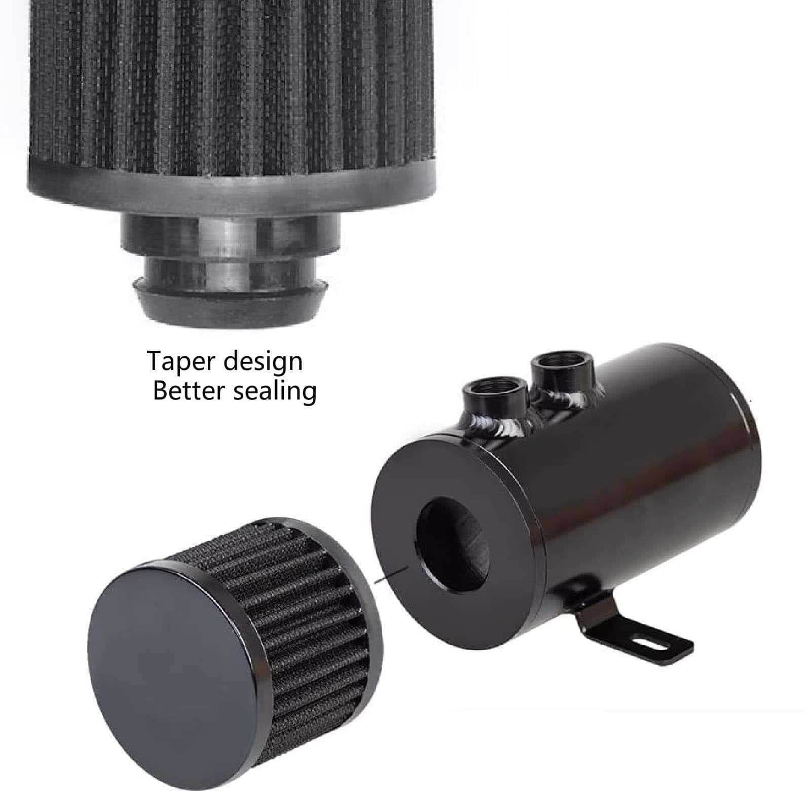 ZHSYMX 10AN Baffled Oil Catch Can con Filtro Respiradero 2 - Imagen 6