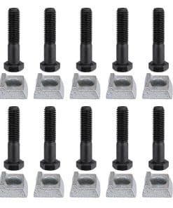 10 Pack de Pernos y Abrazaderas para Ruedas de Remolque