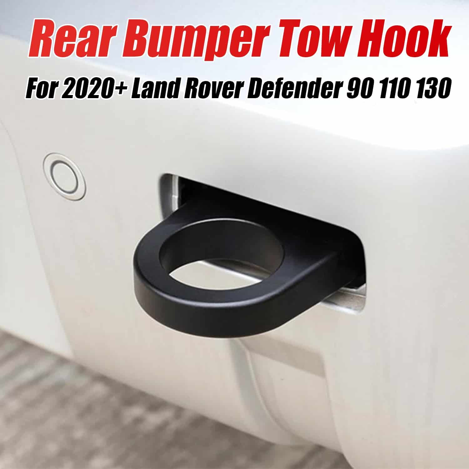 2PCS Ganchos de Remolque para Parachoques Trasero - Imagen 3