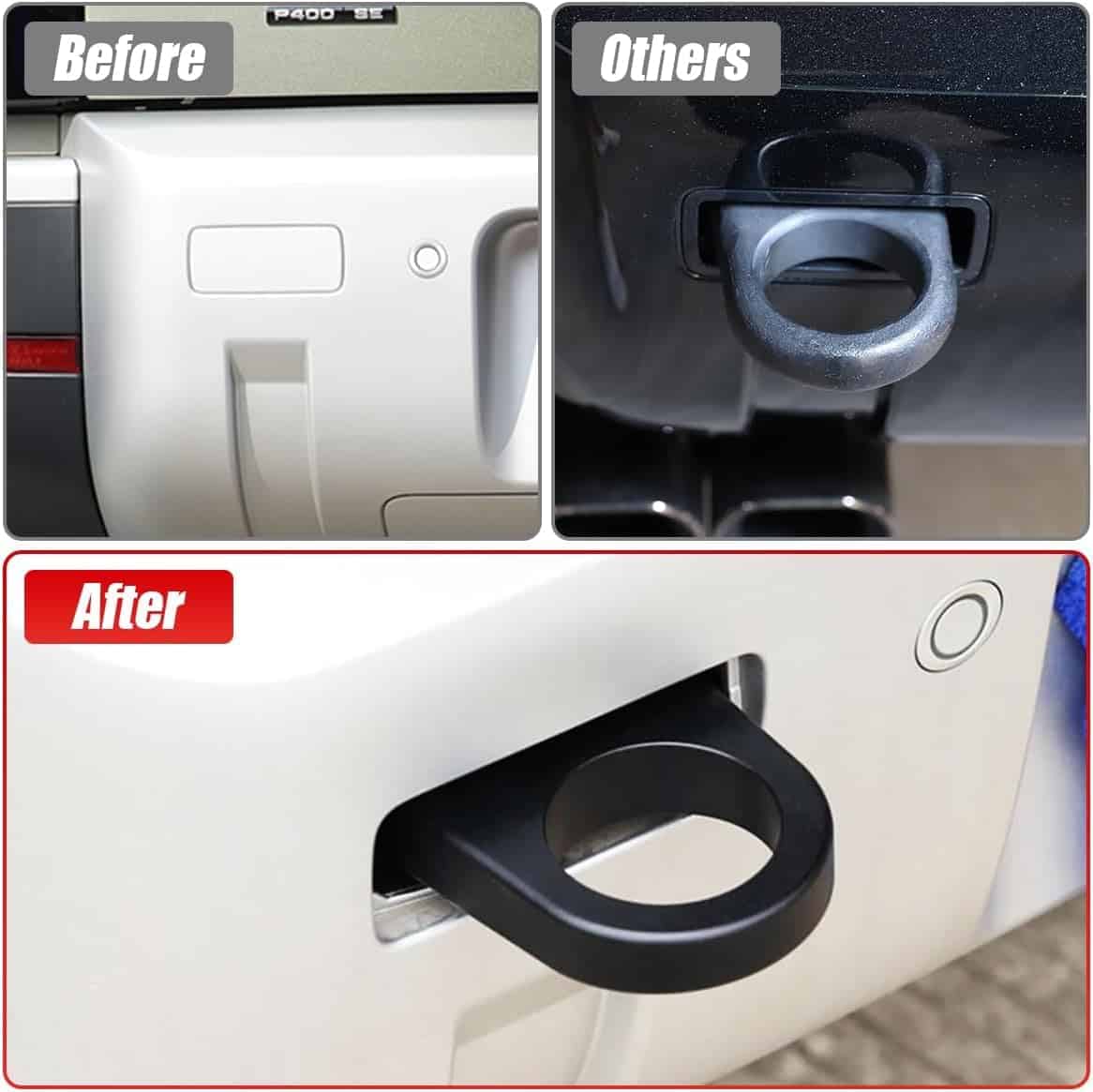 2PCS Ganchos de Remolque para Parachoques Trasero - Imagen 5