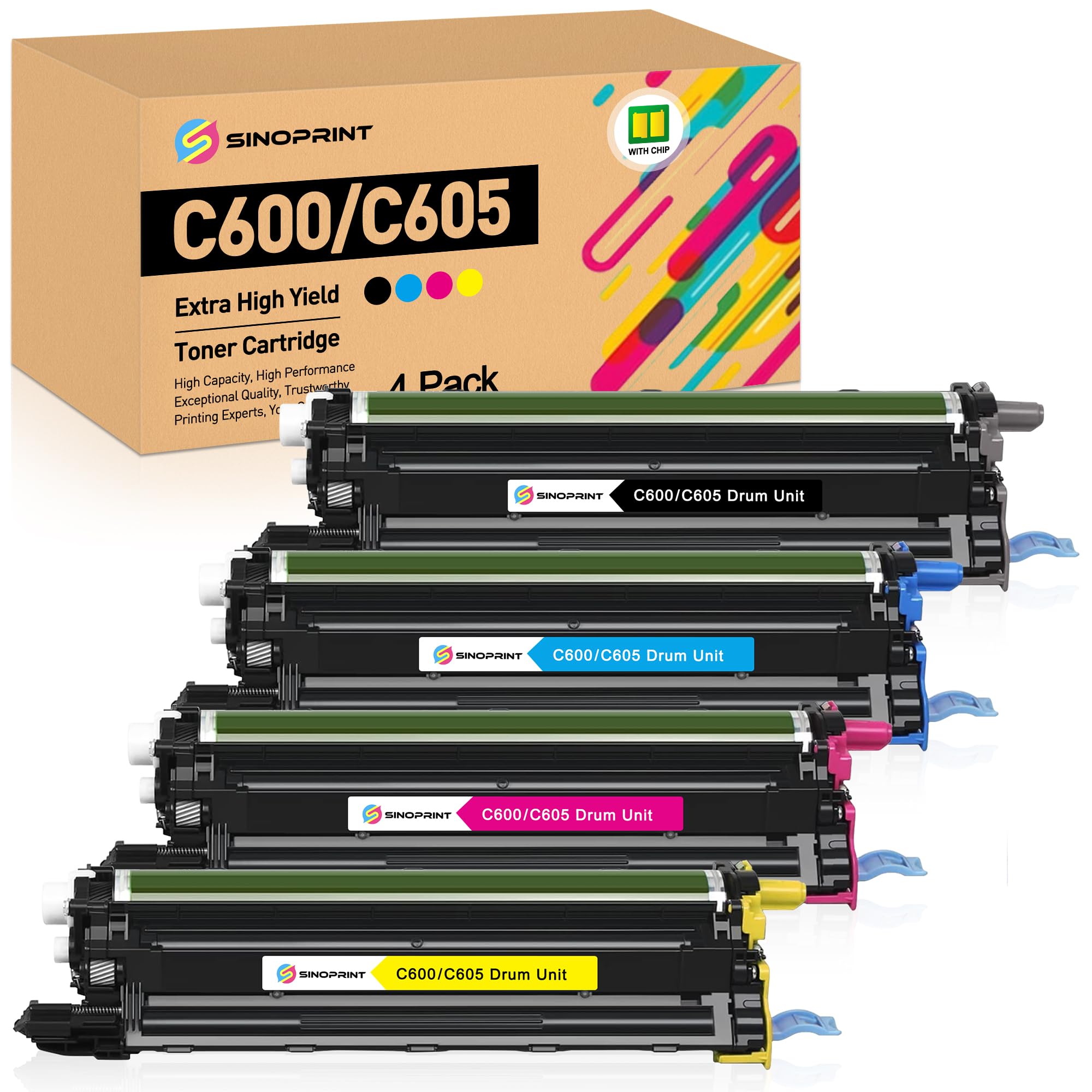 Unidad de tambor de imagen de reemplazo SINOPRINT C600 C605