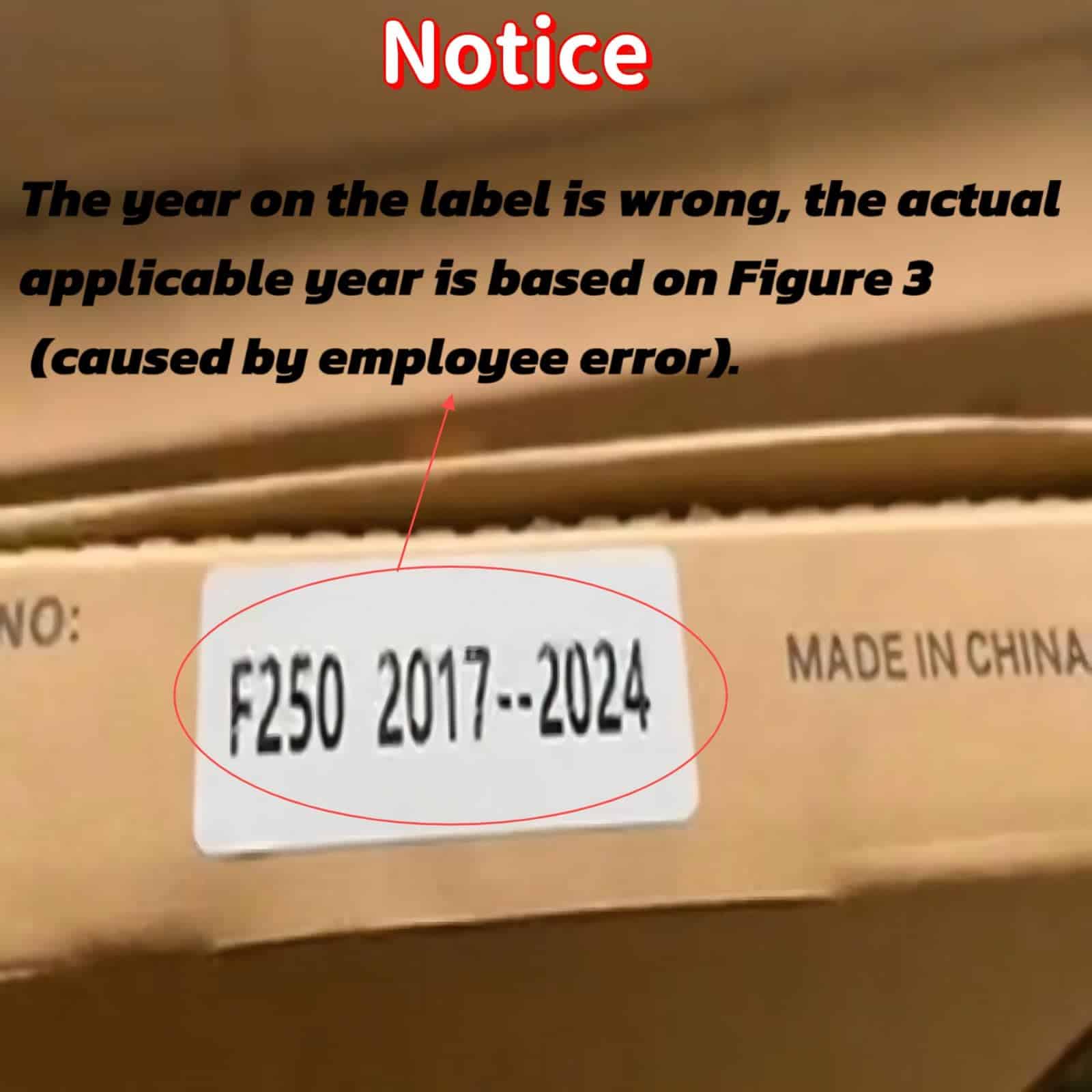 EIUHMOU Viseras de Ventanas Guardabarros para Ford F250 - Imagen 3