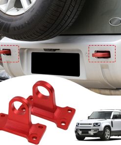 2PCS Gancho de Remolque para Parachoques Trasero Compatible