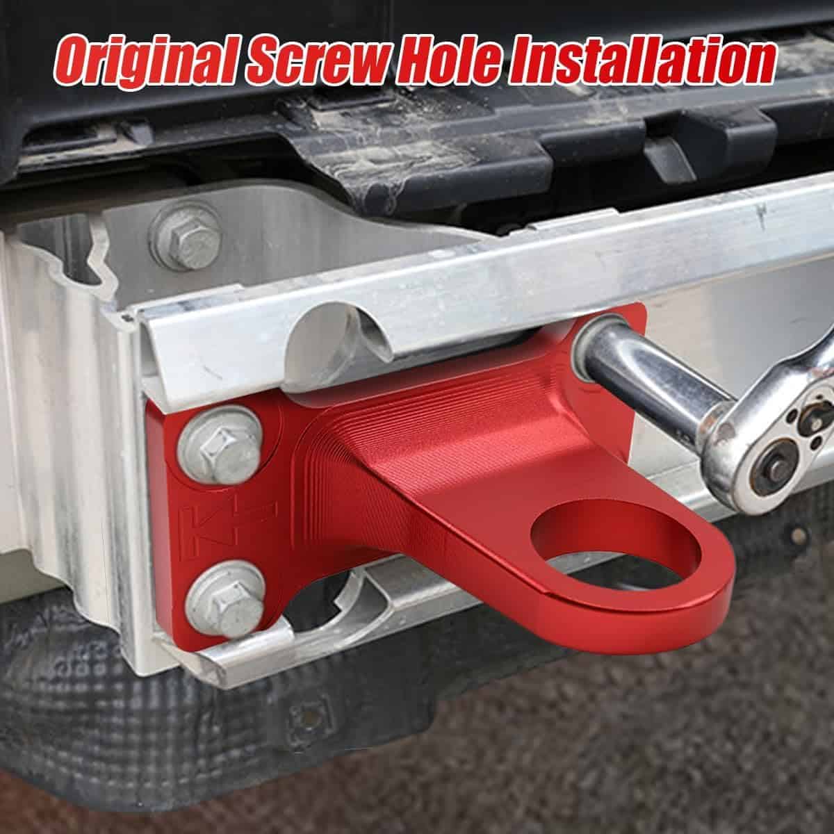 2PCS Gancho de Remolque para Parachoques Trasero Compatible - Imagen 6