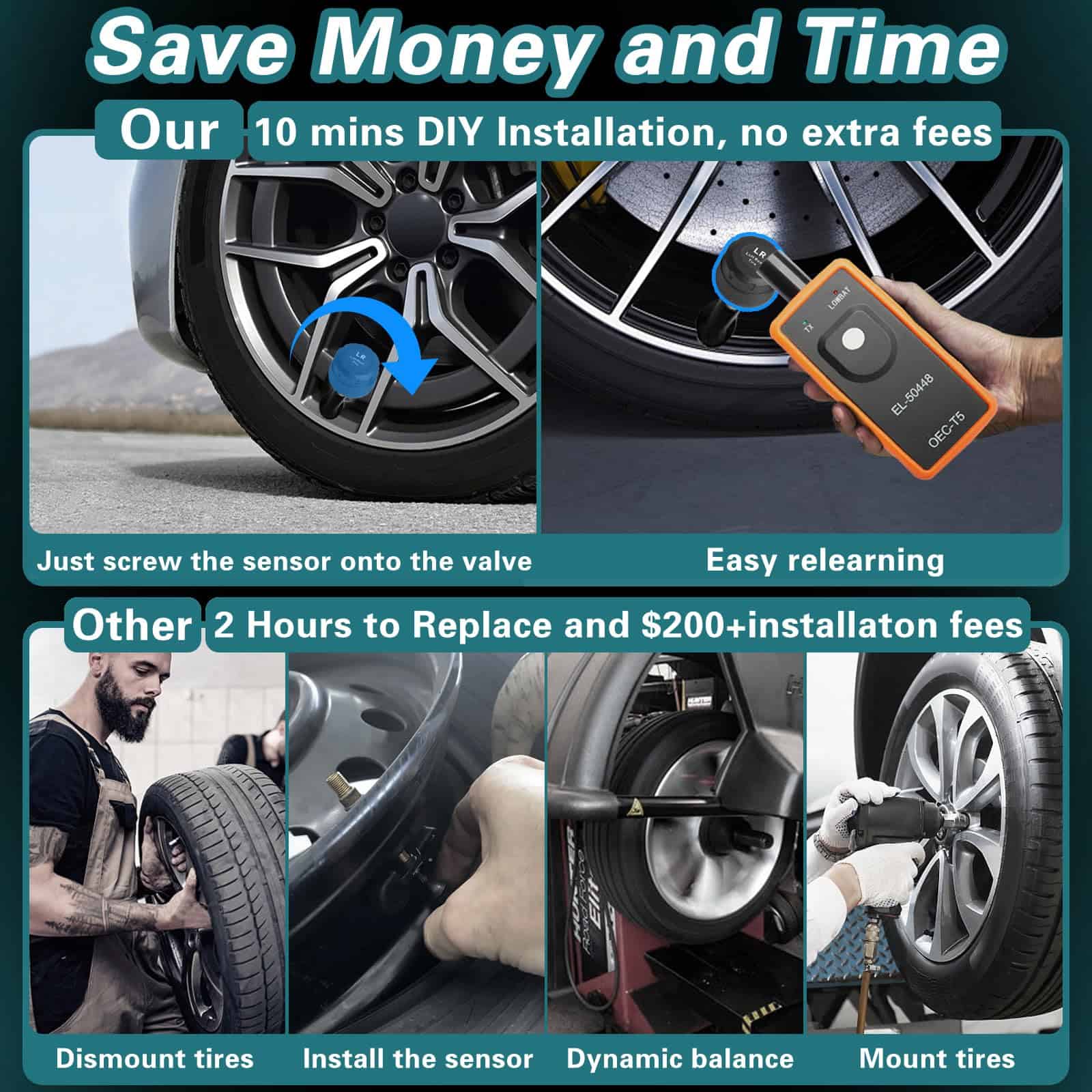 Sensor de presión de neumáticos Masoll para GM Chevy - Imagen 5