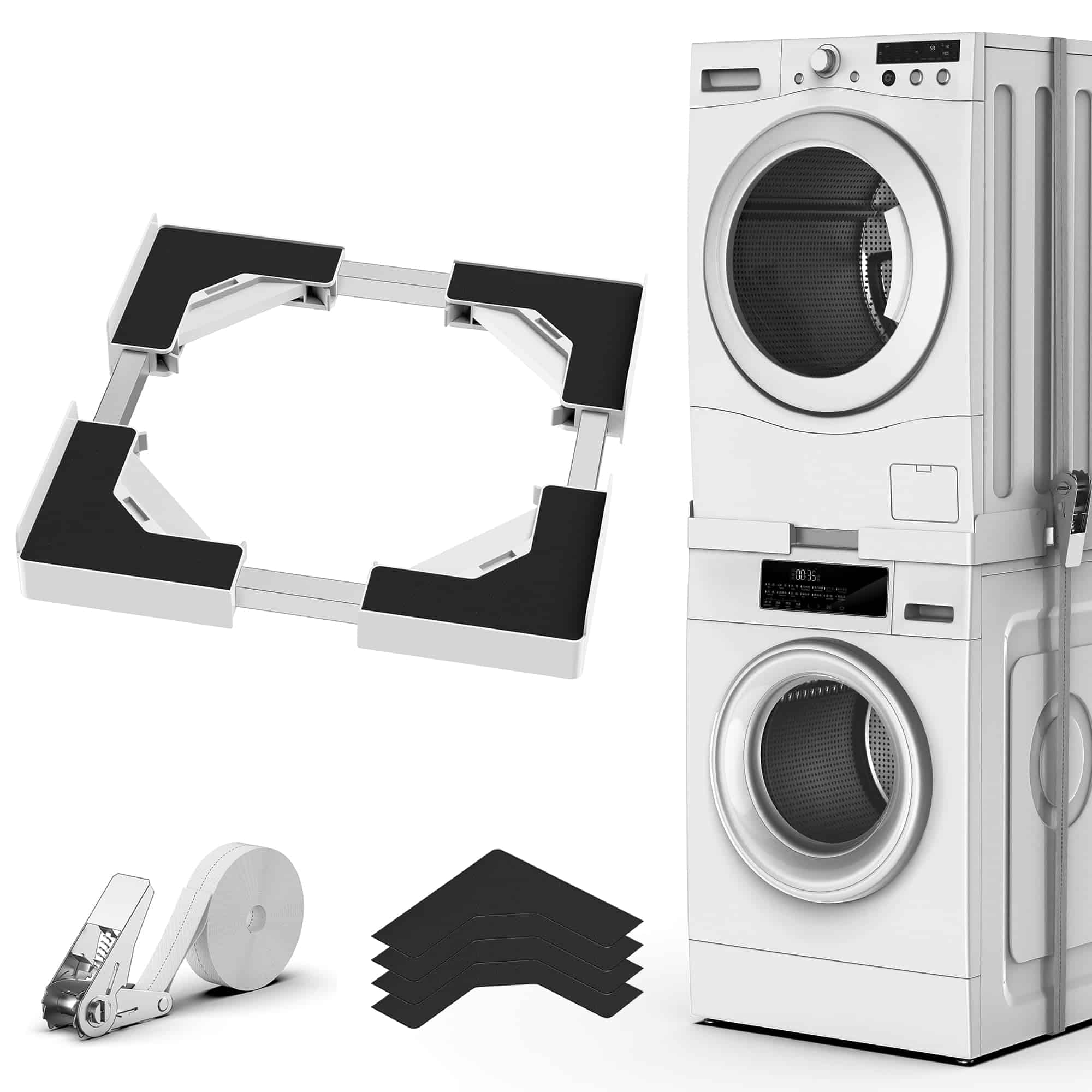 Kit Universal de Apilamiento para Lavadora y Secadora