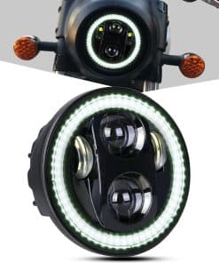 Faros delanteros LED de motocicleta PKEDUO 5.75 pulgadas,