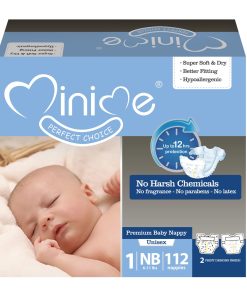 Pañales para Bebé Minime - Talla 1, Recién Nacido (6-11