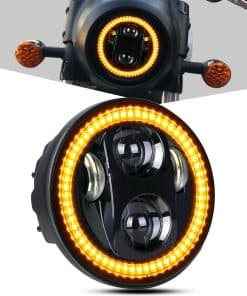 Faros delanteros LED de 5,75 pulgadas redondos con halos de
