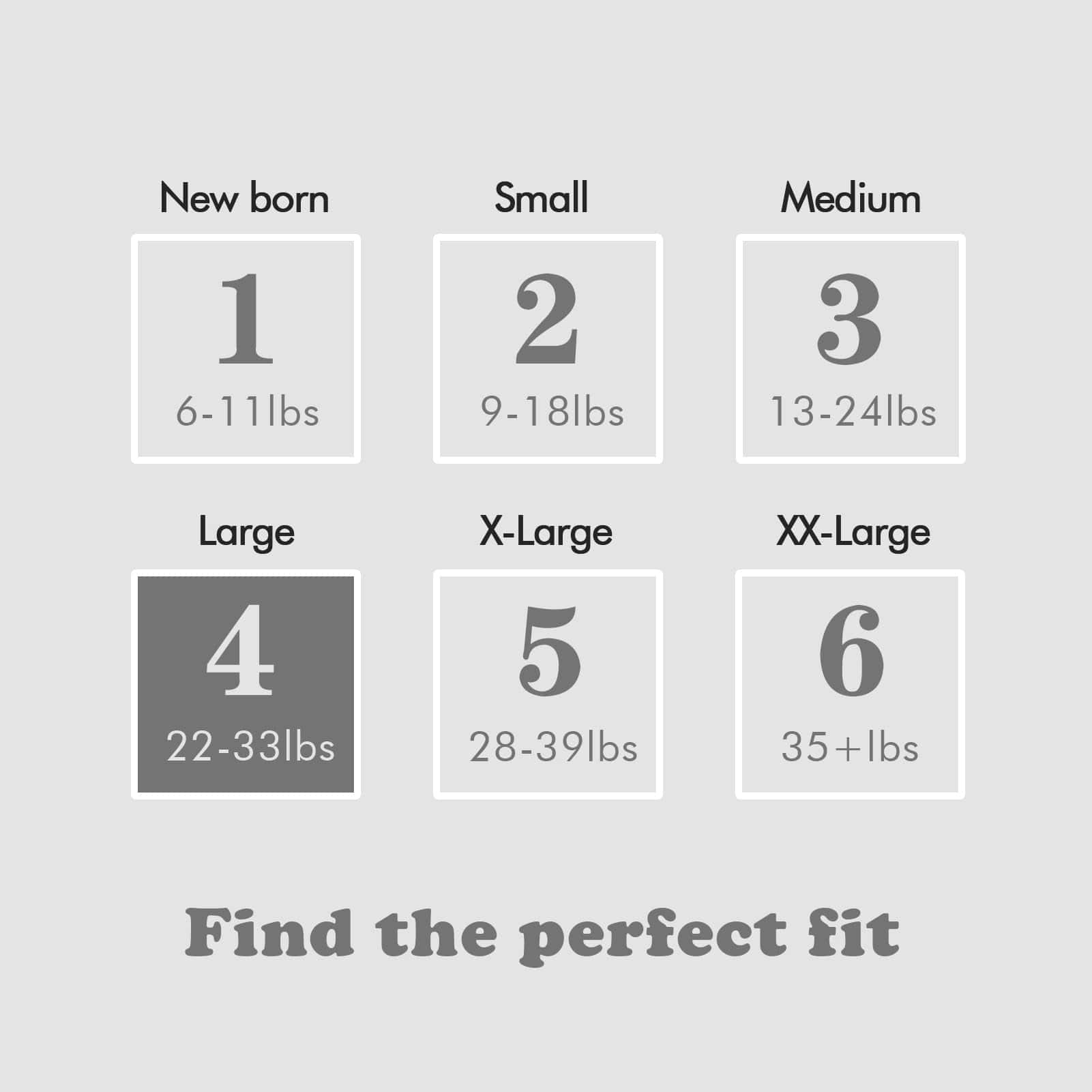 Pañales para Bebé Minime - Talla 4 (22-33 lbs), Grande, 76 - Imagen 4