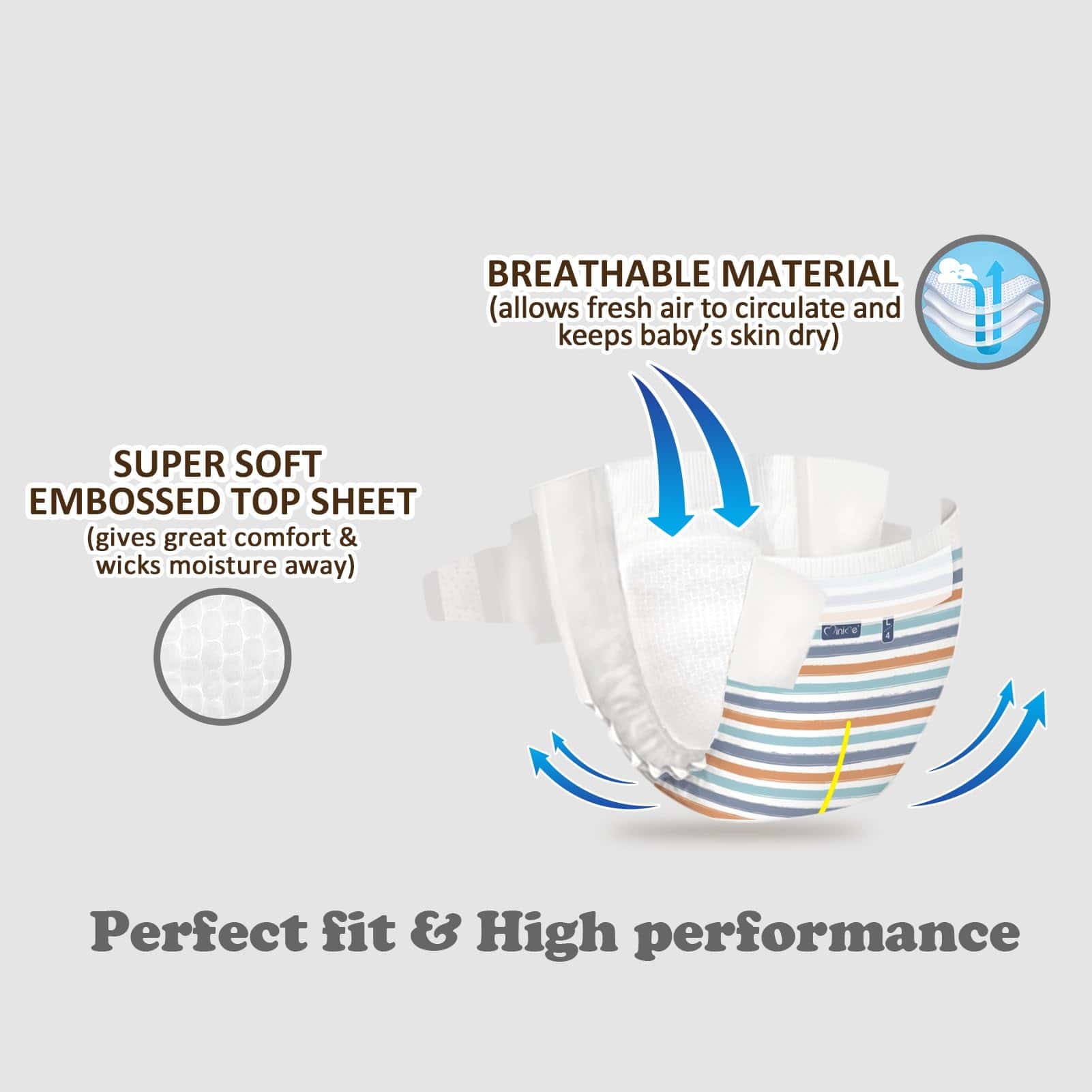 Pañales para Bebé Minime - Talla 4 (22-33 lbs), Grande, 76 - Imagen 8