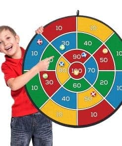 Tablero de dardos grande Playbees para niños 29 pulgadas