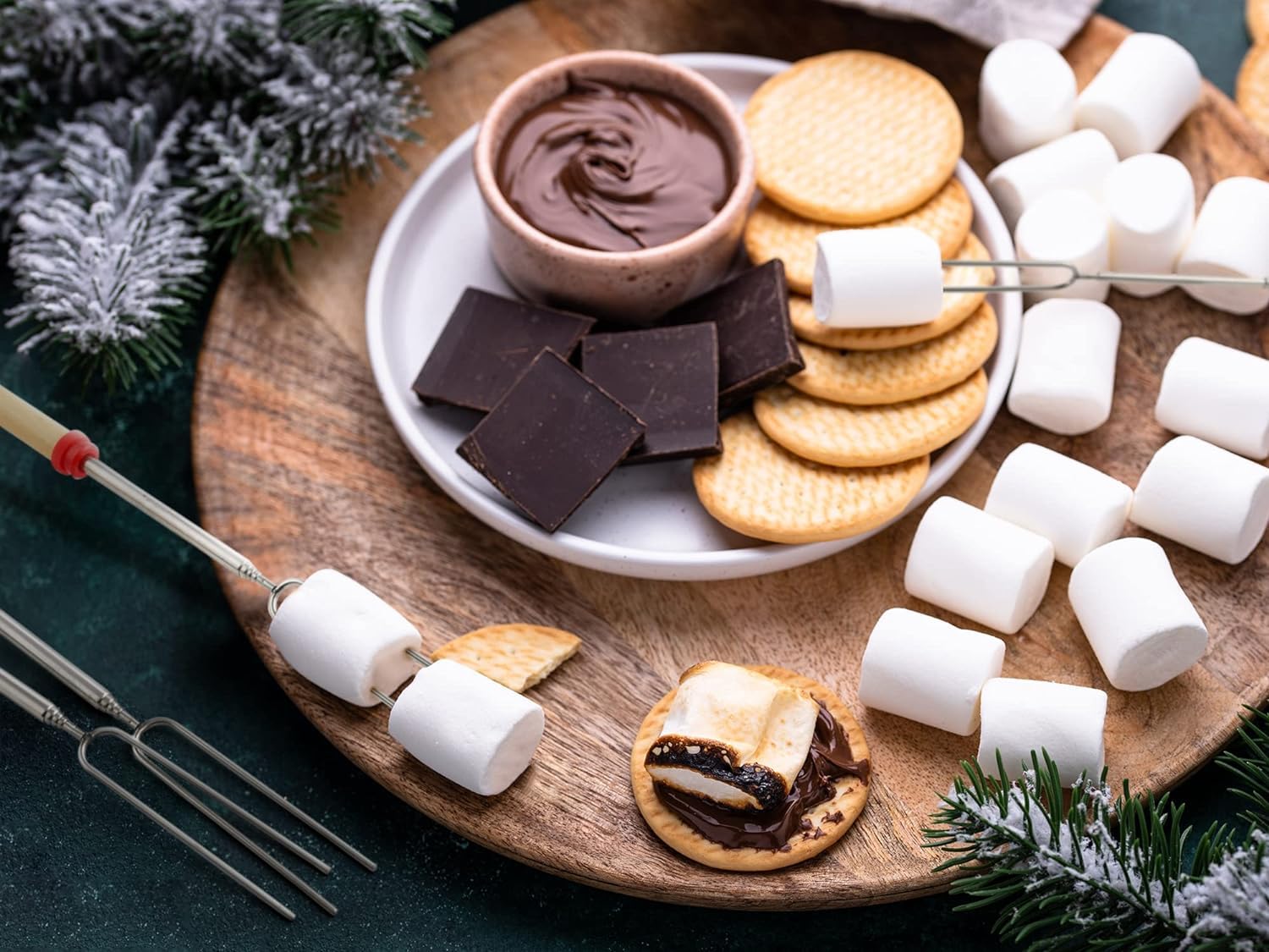 Zulay Palitos Resistentes para Malvaviscos para Fogata - Imagen 4