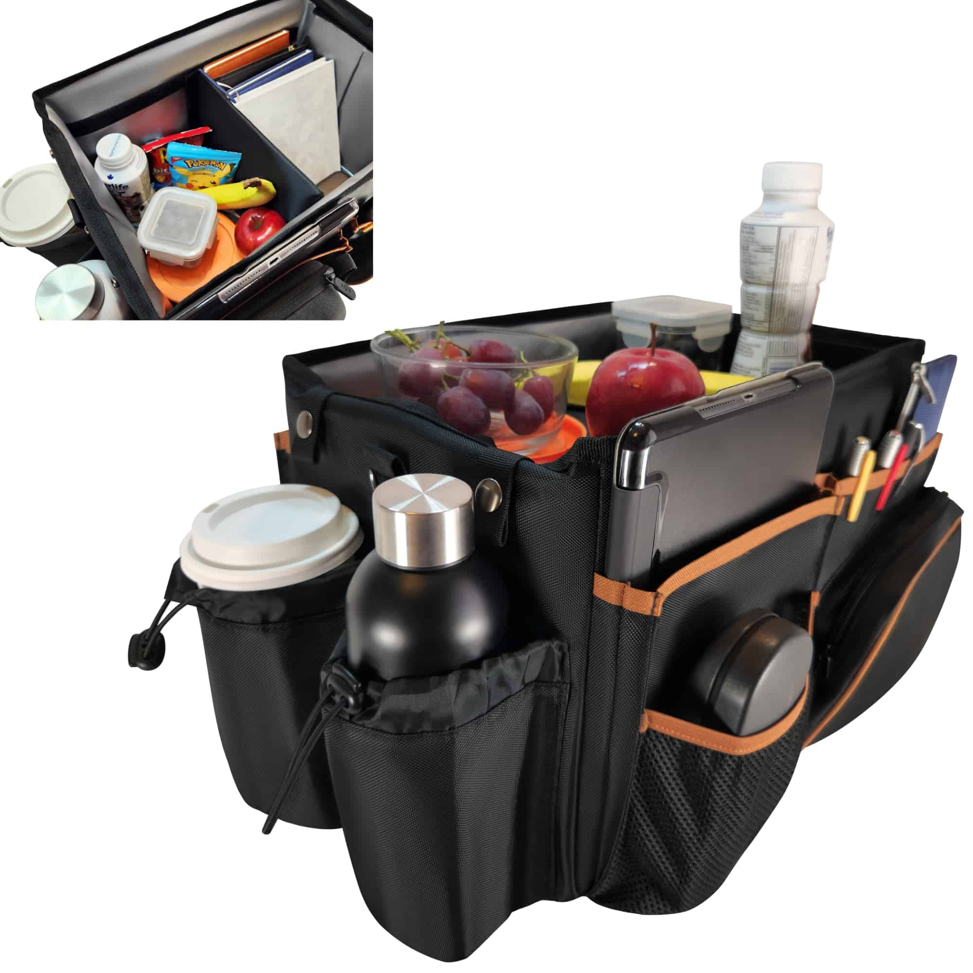 Organizador de Asiento de Coche DERABY con Enfriador