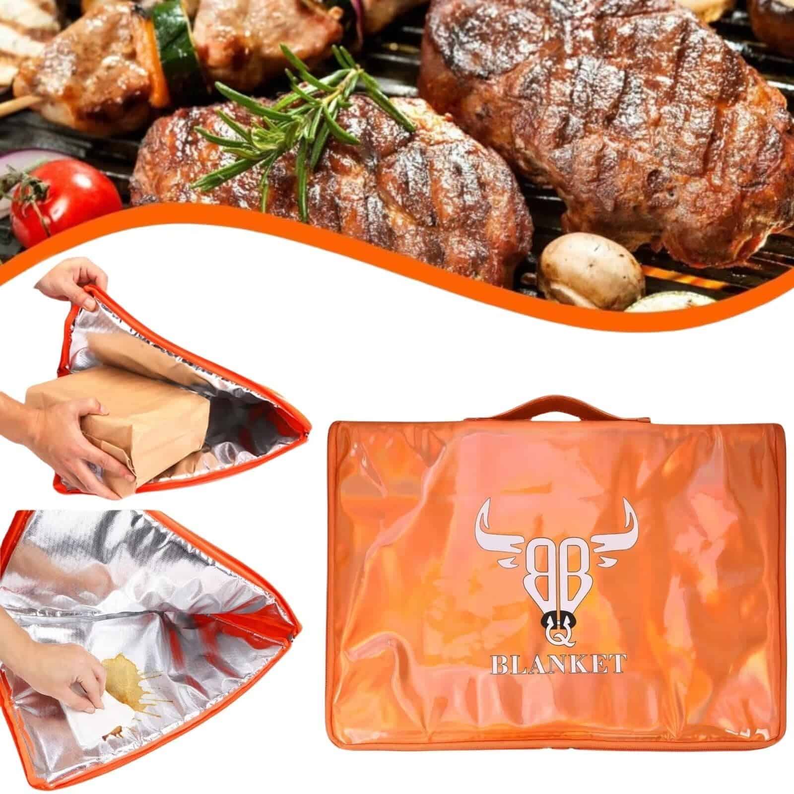 Manta Aislante para Barbacoa - Mantén la Carne Más Jugosa