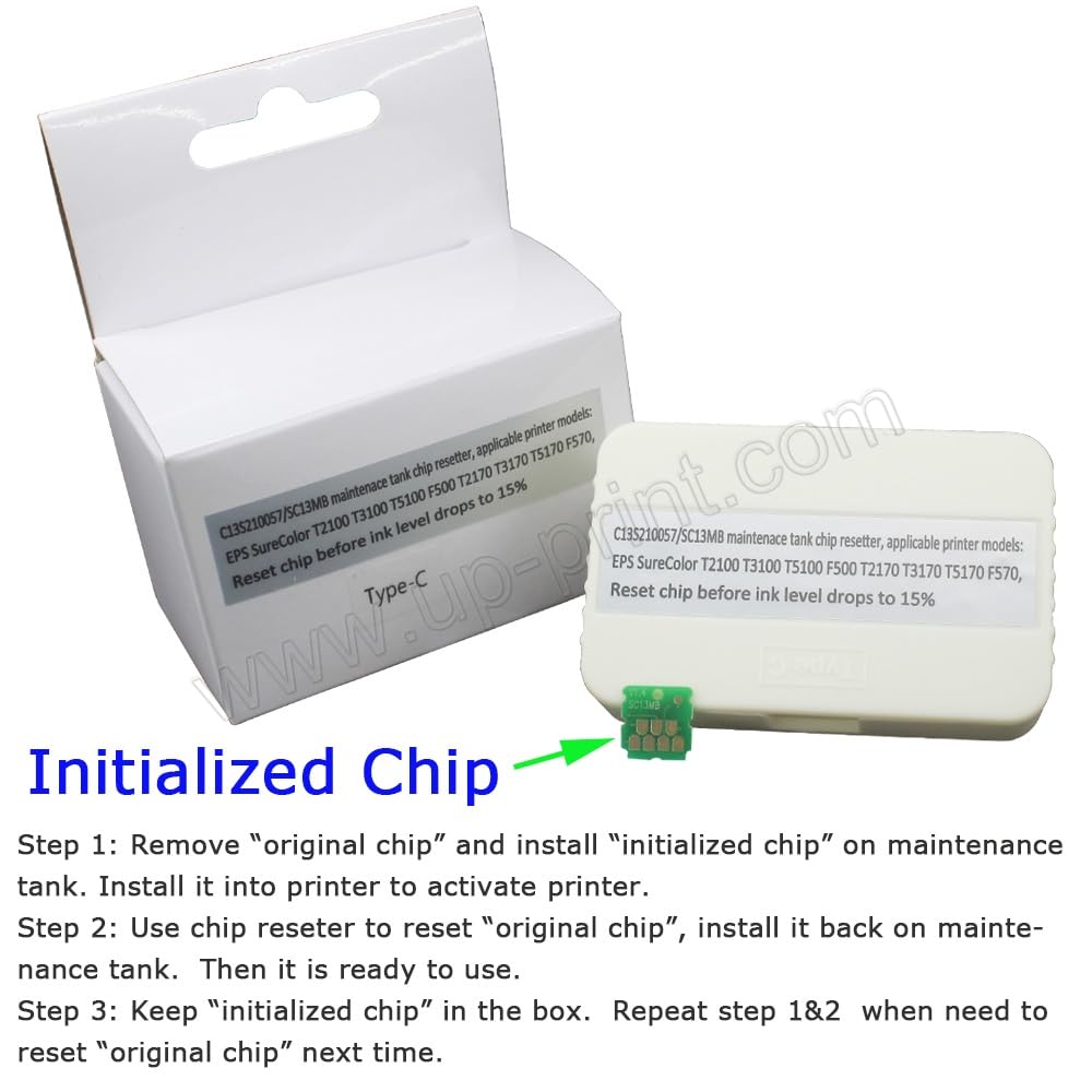 UPink S2100 S210057 Reseteador de chip de caja de - Imagen 5