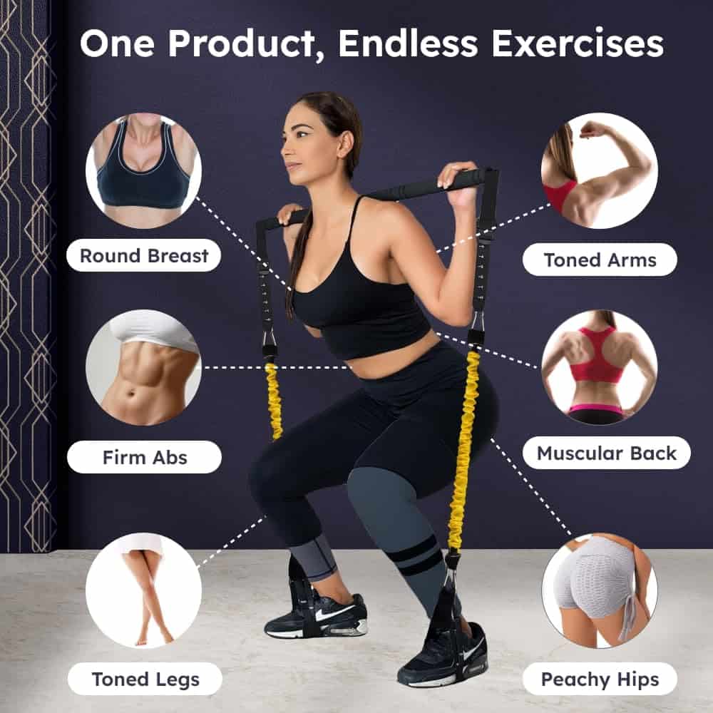 Kit de Barra de Pilates KARLUTX con Bandas de Resistencia - Imagen 4