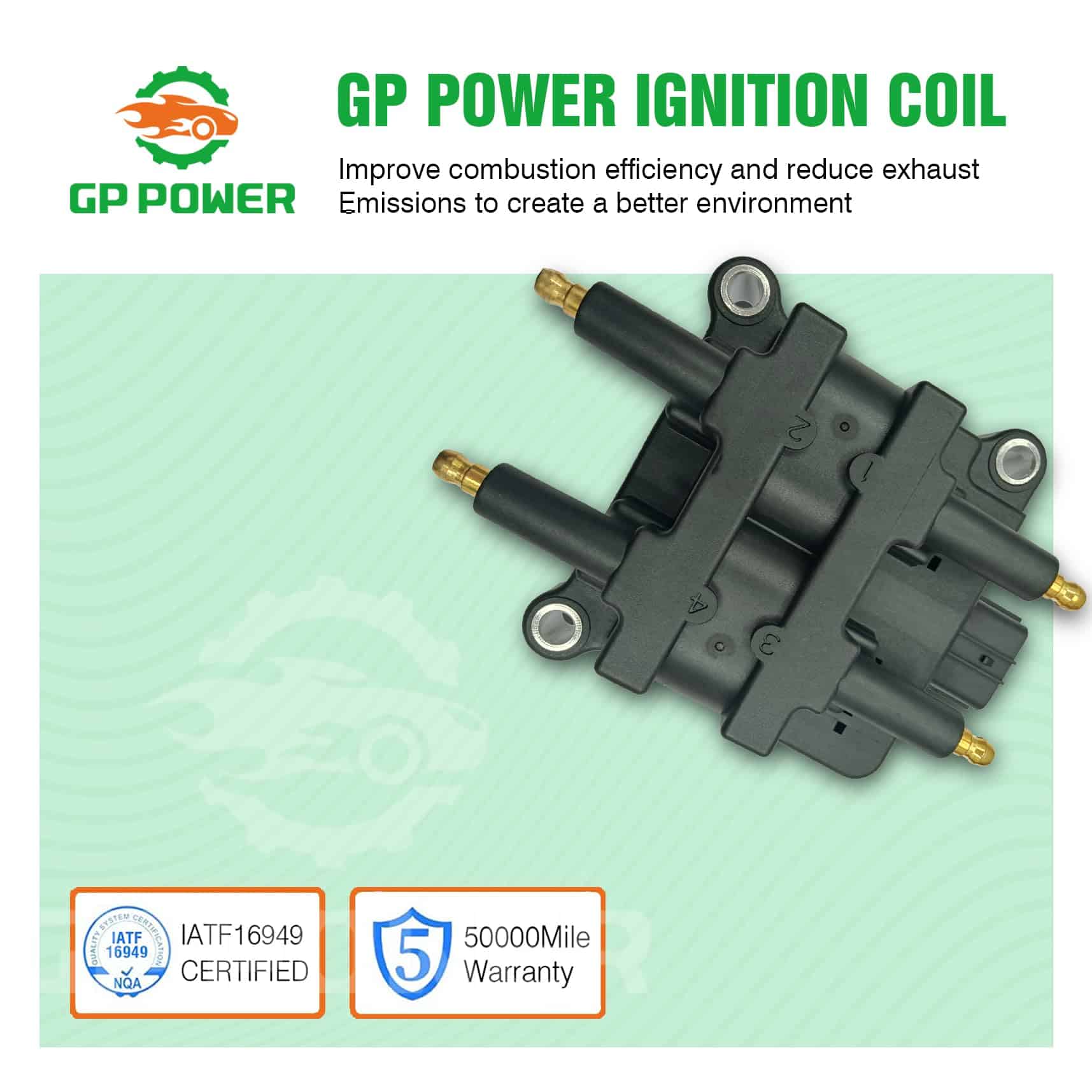 Paquete de 1 bobina de encendido GP POWER 22433-AA410 UF240 - Imagen 7