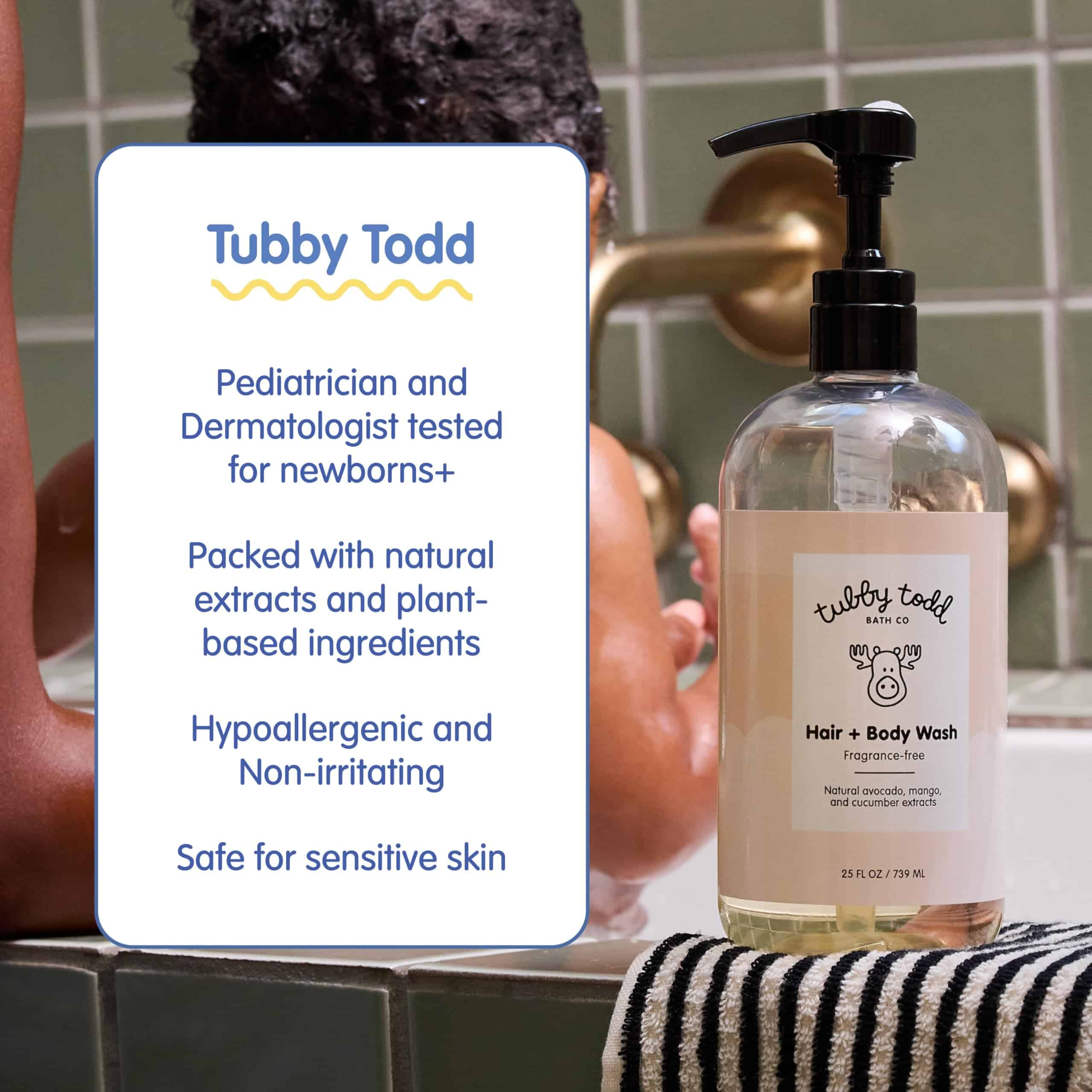 Dúo de champú y acondicionador para bebés TUBBY TODD - - Imagen 5