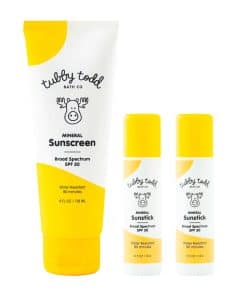 Kit de Protector Solar Facial y Corporal Tubby Todd para
