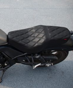 Asiento de piloto y pasajero de una pieza con patrón de