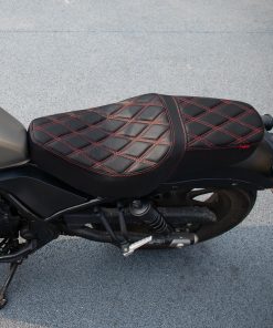 Asiento de pasajero con piloto de una sola pieza con