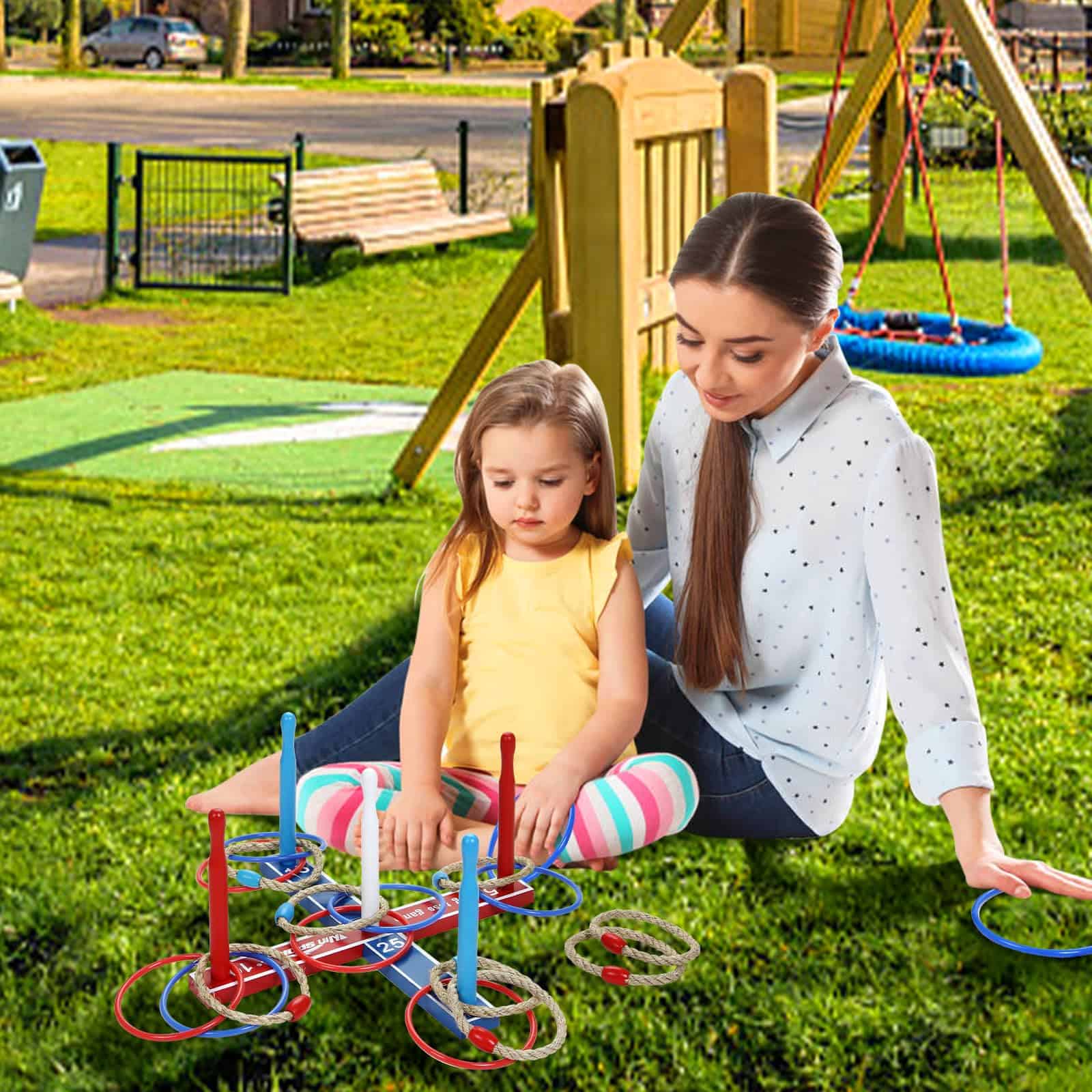 Juego de Anillo Lanzador de Madera Win SPORTS, Divertido - Imagen 8