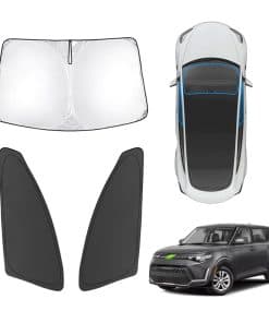 Karltys 3PCS Protector de parabrisas para Kia Soul
